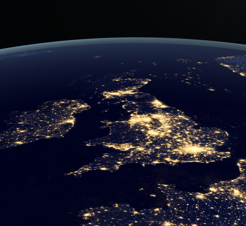 UK from space