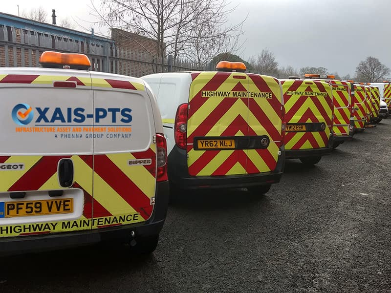 PTS van parked